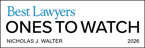 Best Lawyers Ones To Watch Nicholas J. Walter 2026