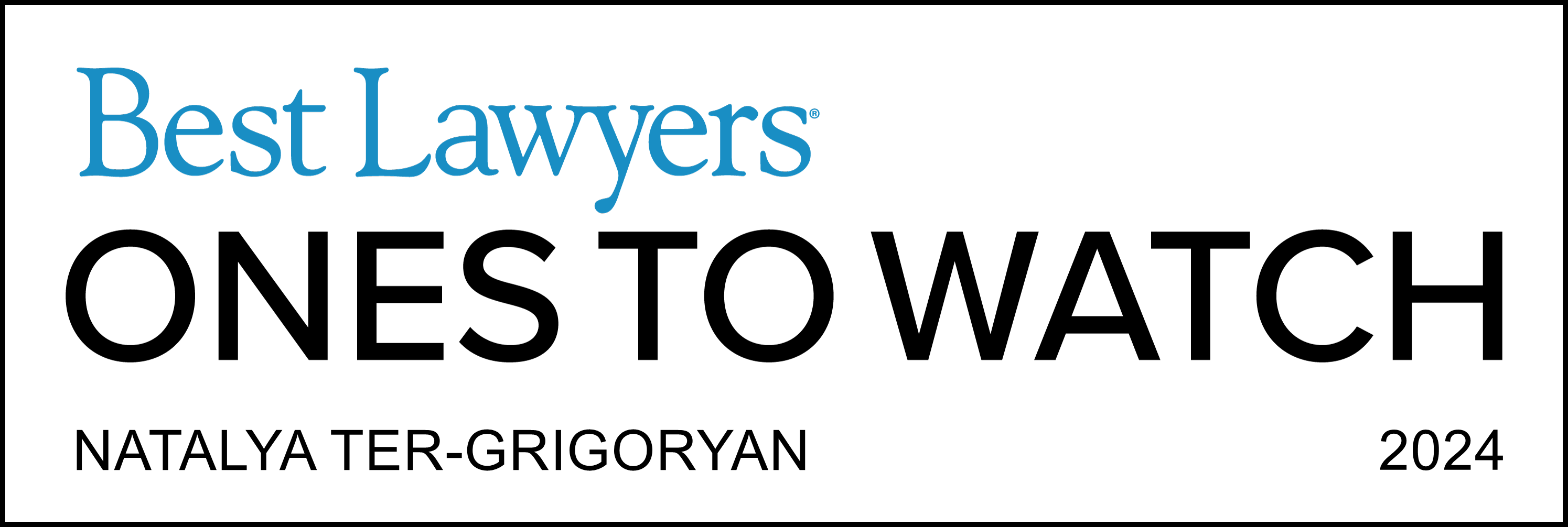 Ones To Watch - Lawyer Logo